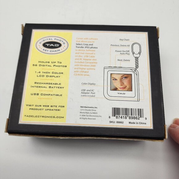 Tao Digital Photo Key Chain NWT - Picture 4 of 4